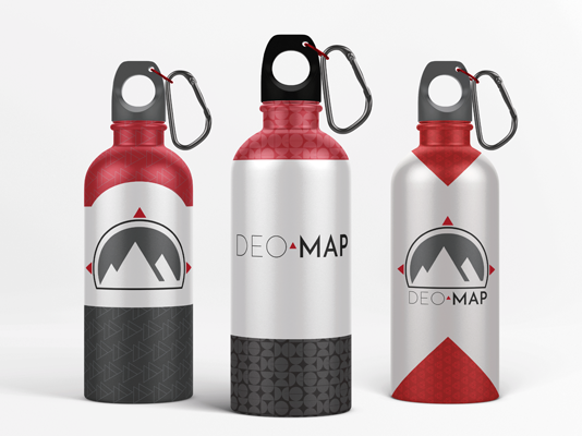 DEO MAP Water Bottles